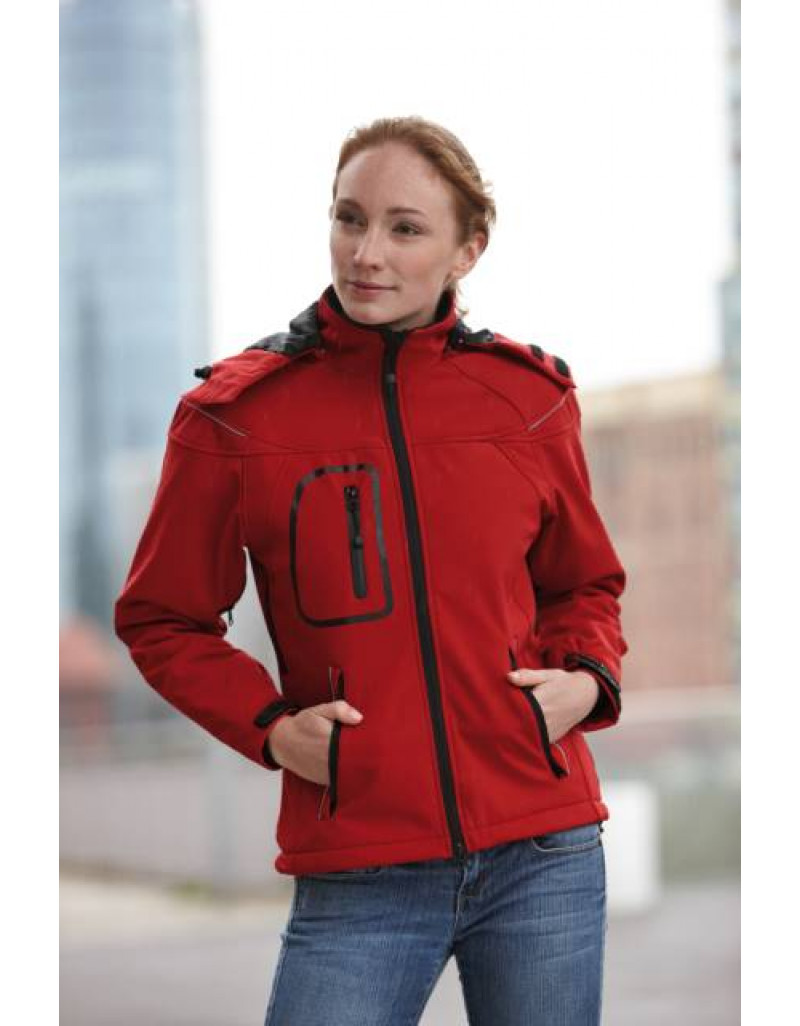 Jachetă softshell de iarnă cu 3 straturi pentru femei